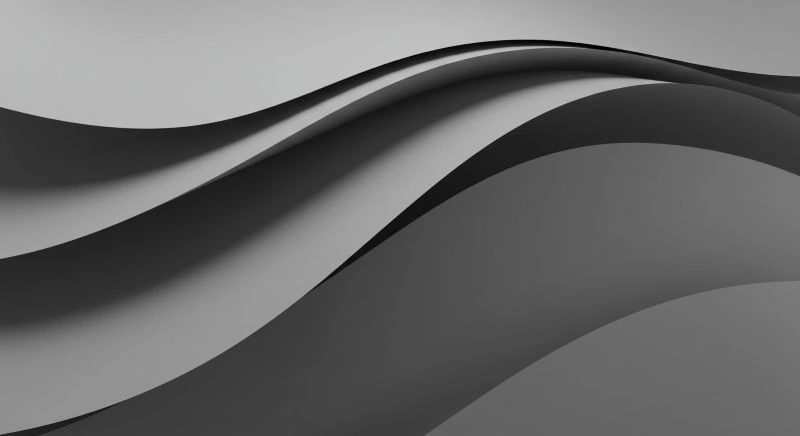 Abstract grayscale background with soft curved lines for a minimalist design.
