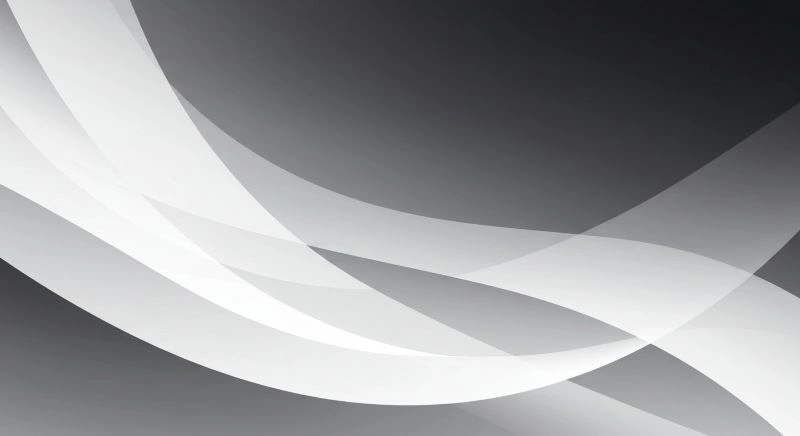 Abstract grey and white wave design, symbolizing the flow of lead generation and sales processes in a modern business environment