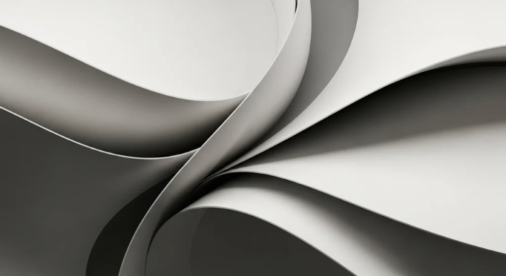 An abstract design symbolizing the streamlined and flexible nature of customer support outsourcing services