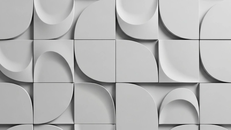 Abstract geometric pattern representing structured payroll systems managed by a payroll specialist.